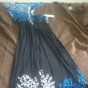 Nice stylish blue long dress